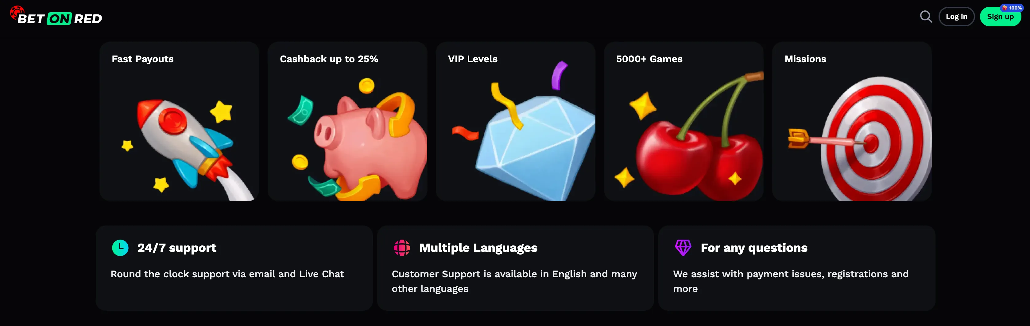 Jogos Dispon&iacute;veis no BetOnRed